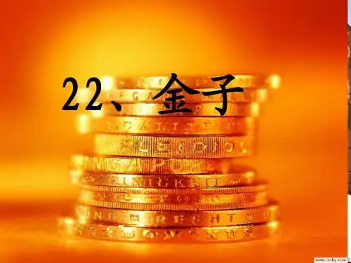 22_金子(第一课时)