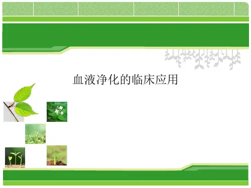 血液净化的临床应用