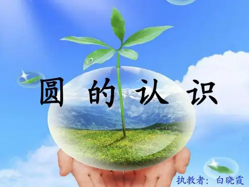 苏教版五年级数学《圆的认识》