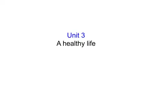 人教版高中英语选修六：模块复习课Unit3
