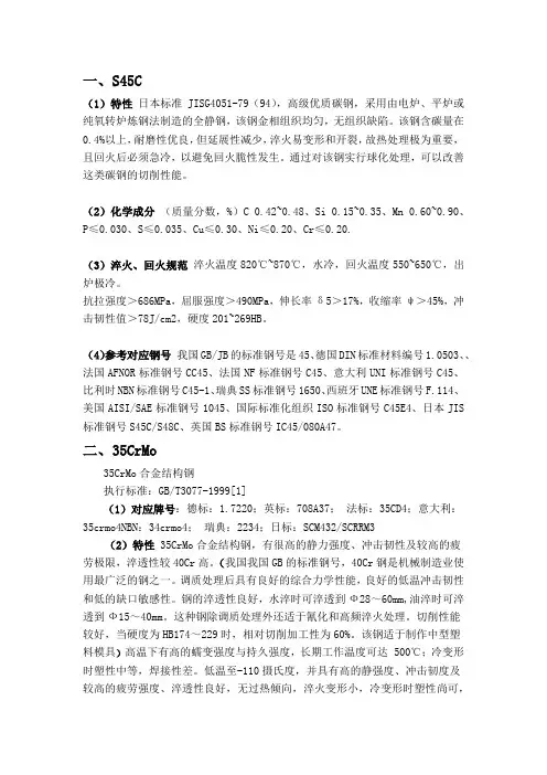 螺栓材料介绍