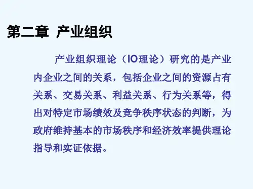 第二章产业组织