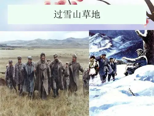 《过雪山草地》ppt课件