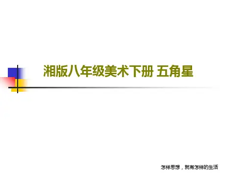 湘版八年级美术下册 五角星共32页文档