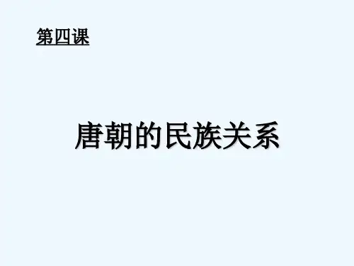 唐朝民族关系 PPT课件