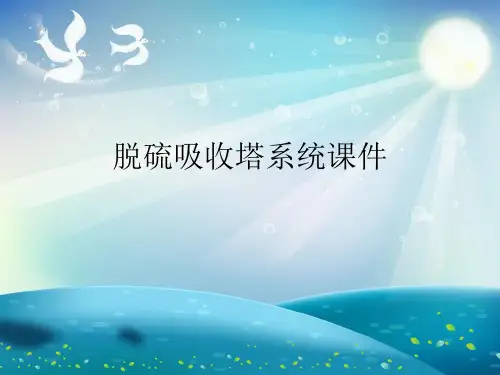 脱硫吸收塔系统演示文稿