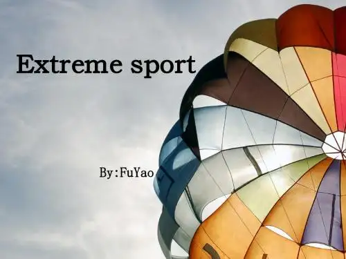Extreme sport