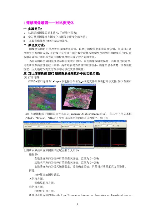 对比度变化