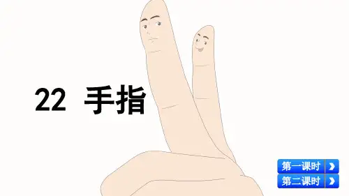 部编版五年级语文下册第22课《手指》优质课件
