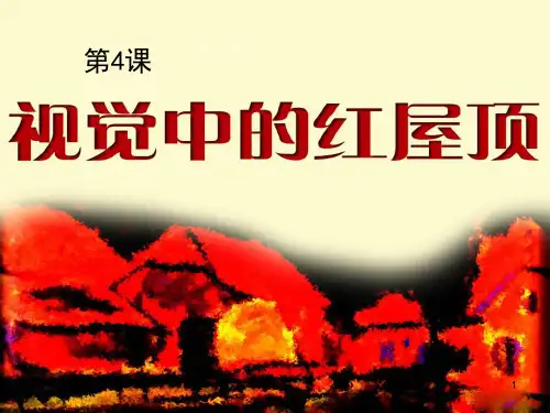 《视觉中的红屋顶》ppt课件