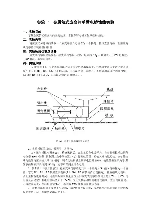 现代检测技术实验报告