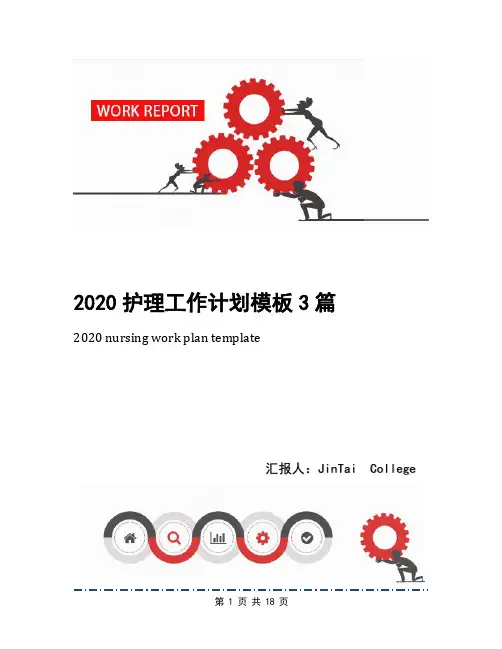 2020护理工作计划模板3篇