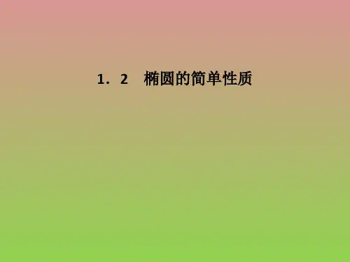 数学第三章1.2椭圆的简单性质课件(北师大版选修2-1)