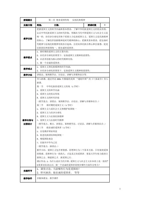 继承爱国传统  弘扬中国精神