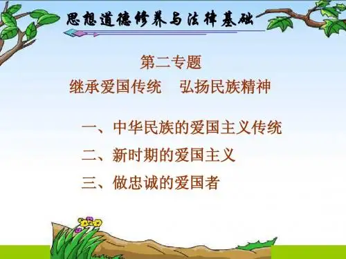思想道德修养与法律基础课件 第二章