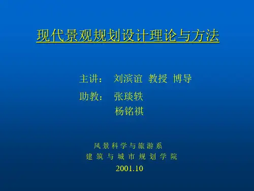 居住小区景观设计理论与研究方法