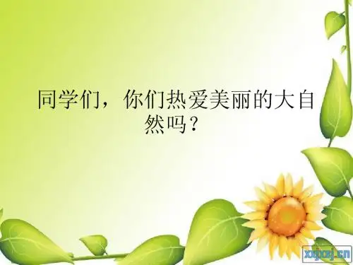 保护环境3.24