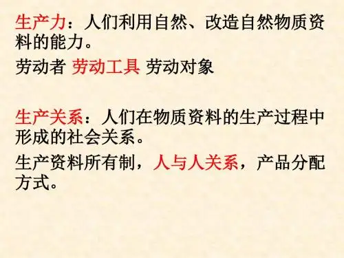 第1课 精耕细作农业生产模式的形成