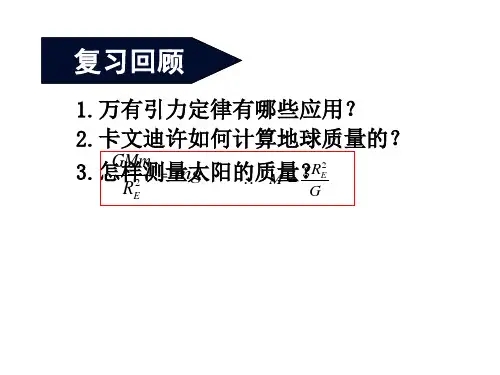 人造卫星 宇宙速度--李霞