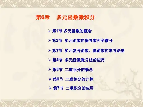 D第六章多元函数的微积分