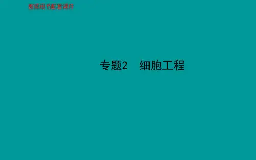 2014届高考生物一轮复习金榜课件(知识概览+主干回顾+核心归纳)：选修3 专题21植物细胞工程(共58张PPT)