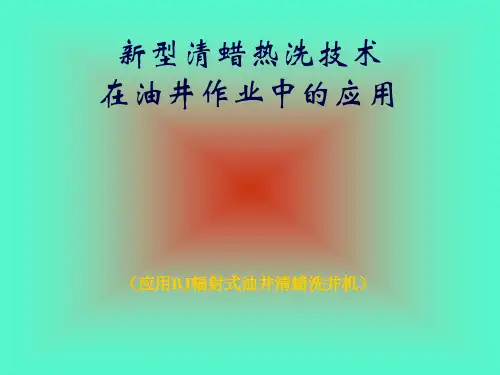 清蜡热洗技术