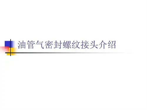 油管用气密封螺纹接头介绍共91页