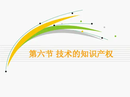 1-6技术的知识产权