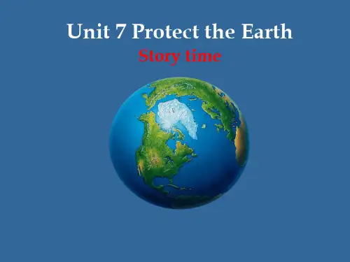 译林英语六年级上册  第七单元 Protect the Earth