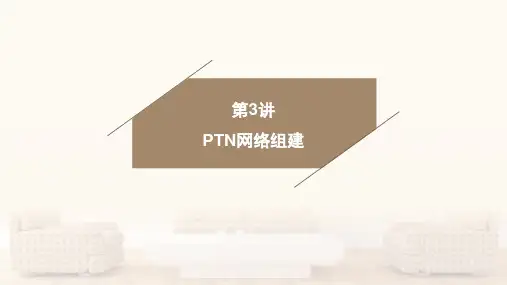 第3讲 PTN组网规划