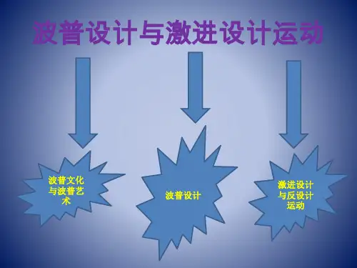 波普设计与激进设计运动