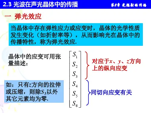 2_3 光波在声光晶体中的传播