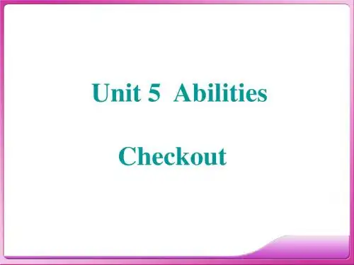 7B Unit5 Checkout
