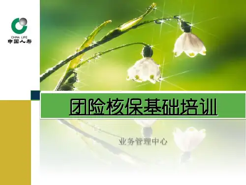 010《团险核保基础知识》