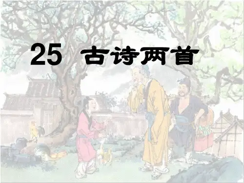 (人教新课标)二年级语文上册课件_古诗两首_回乡偶书_2(讲课)