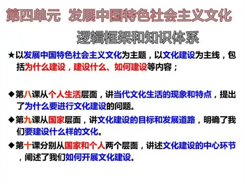 2019一轮复习文化生活第八课走进文化生活_图文.ppt