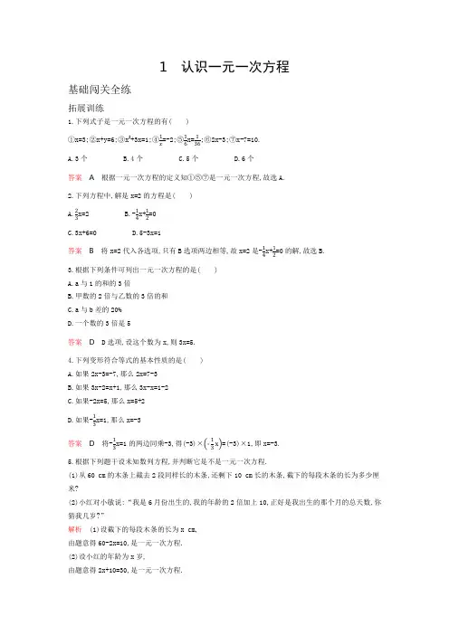 01-第五章1认识一元一次方程 (3)