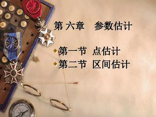 第6章参数估计分析