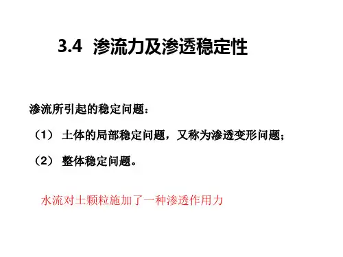3-2 渗透破坏