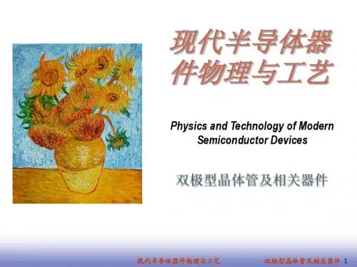 5-双极型晶体管及相关器件