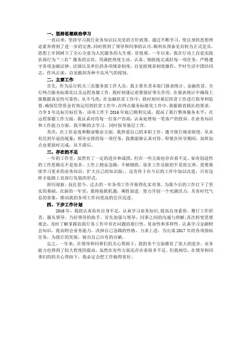 2017年工作总结