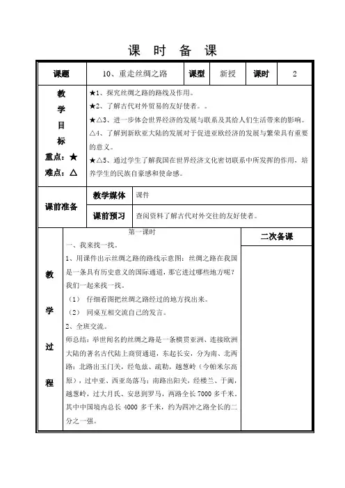 10重走丝绸之路