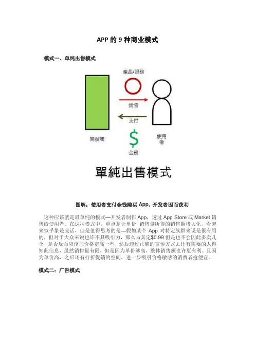 APP的9种商业模式 2