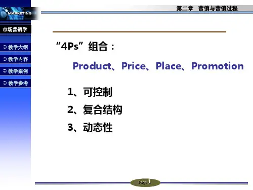 新-市场营销学第二章-营销环境 PPT课件