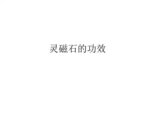灵磁石的功效