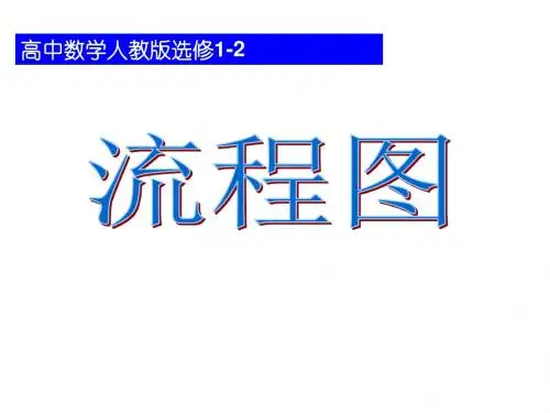 高二数学流程图及结构图