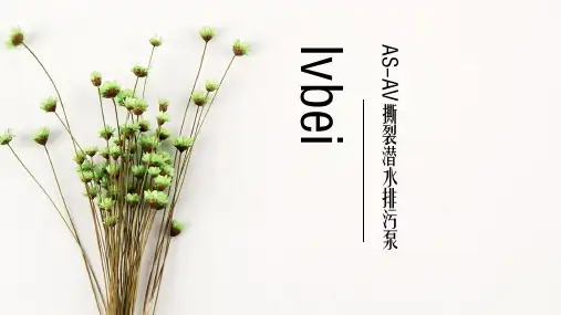 撕裂潜水排污泵使用方法1