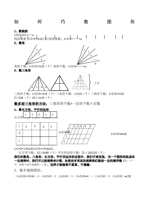 如何巧数图形