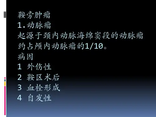 鞍旁肿瘤