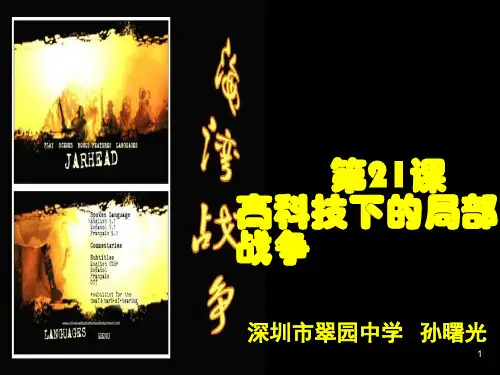第21课高科技下的局部战争-资料